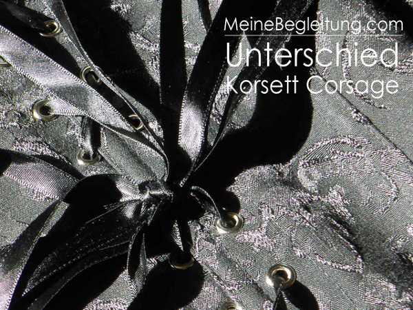 Schnürung von Corsagen und Korsetts